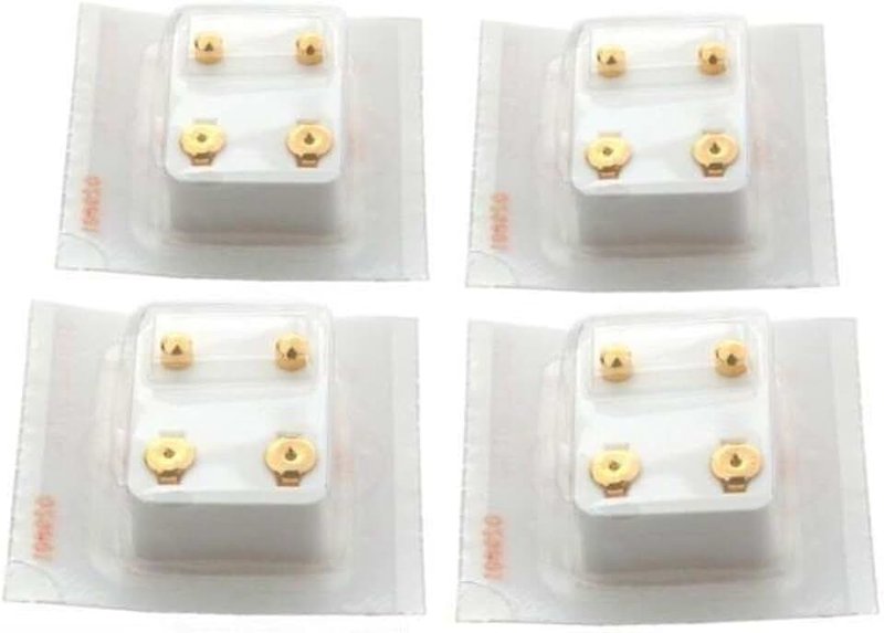 FindingKing This is a new set of 4 pairs of Studex ball ear studs