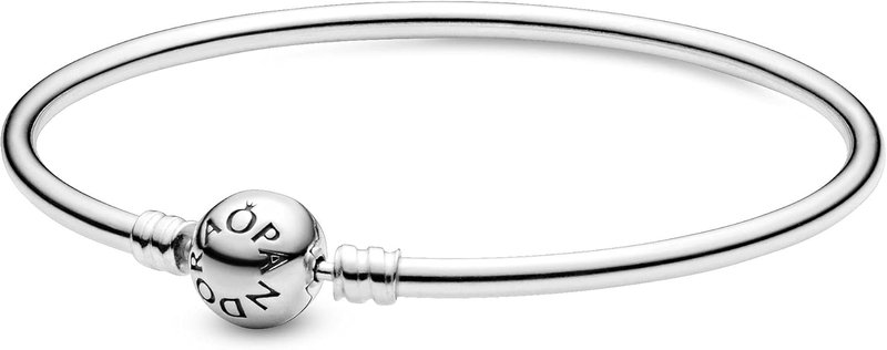 PANDORA Moments Charm Bangle Bracelet with PANDORA Clasp