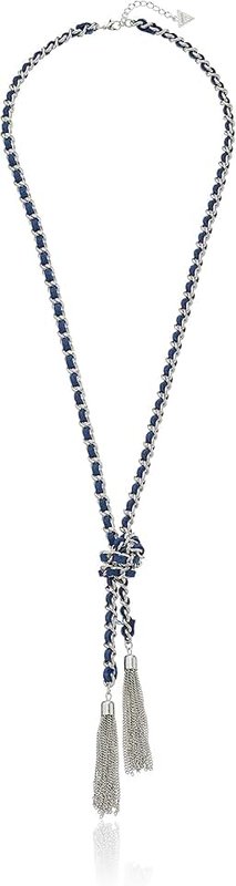 GUESS Women's Woven Chain Know Lariat 32 Necklace inch