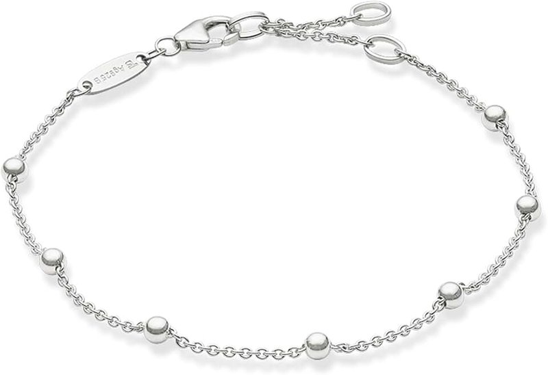 Thomas Sabo Women Bracelet Dots 925 Sterling Silver A1328-001-12-L19,5V, 16,50-19,50 cm, Sterling Silver, Without Stone