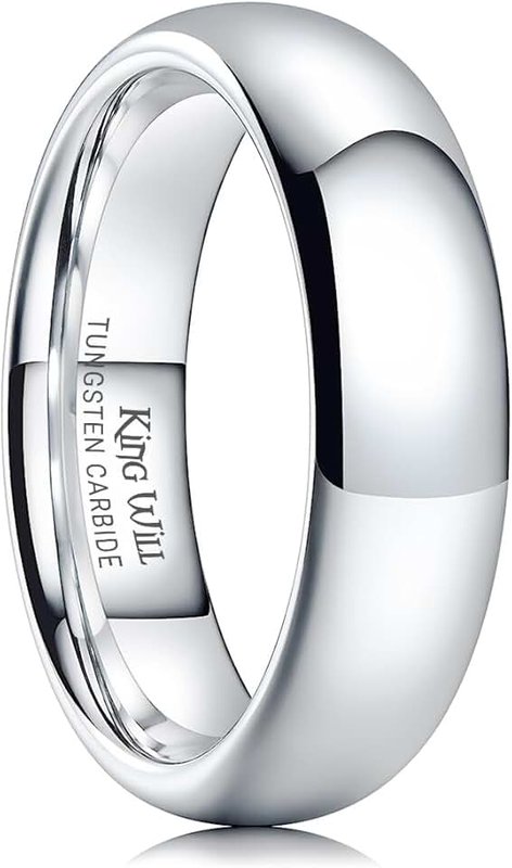 King Will 316L Stainless Steel Spinner Fidget Ring for Mens- 8mm Stress Relieving Anxiety Ring with Black Celtic Dragon Purple/Green/Red Carbon Fiber Inlay, Comfor Fit Wedding Band Ring Size 7-13 ClimatePartner certified