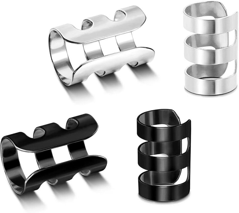 JewelrieShop Earcuffs for Men Stainless Steel Clip on Cartilage Helix Ear Cuffs Non-Piercing Punk Earrings Women