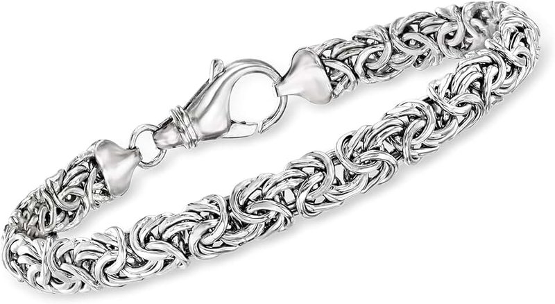 Ross-Simons Sterling Silver Small Byzantine Bracelet, Sterling Silver , not known