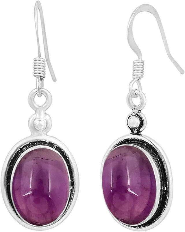 925 Silver Plated No Stamp silver-plated-base 10x14mm Oval Gemstone gemstone