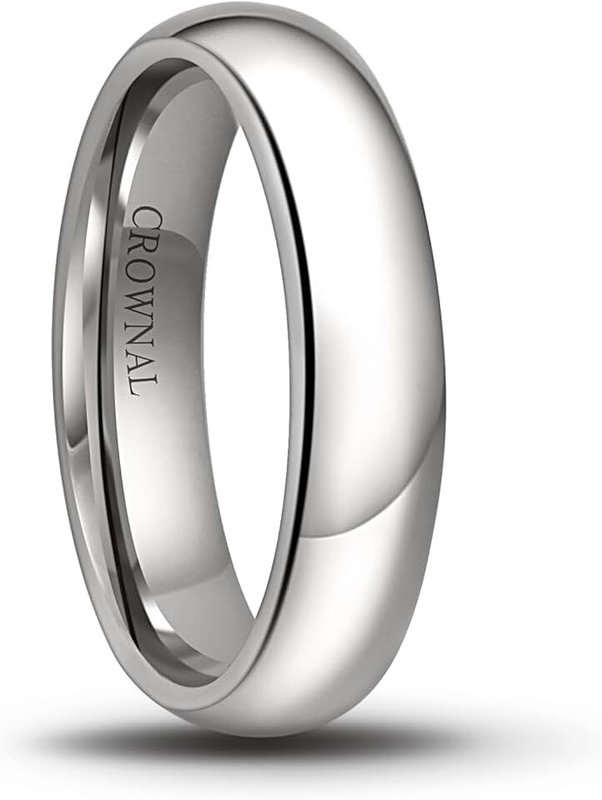 CROWNAL 6mm 8mm Black Hammered Tungsten Wedding Couple Bands Rings Men Women Matte Hammer Brushed Finish Engraved I Love You Size 5 To 17