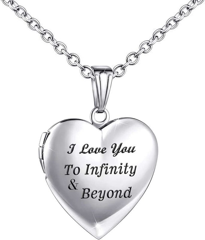 YOUFENG Urn Necklaces for Ashes No Longer by My Side Forever in My Heart Mom Dad Cremation Urn Locket Jewelry