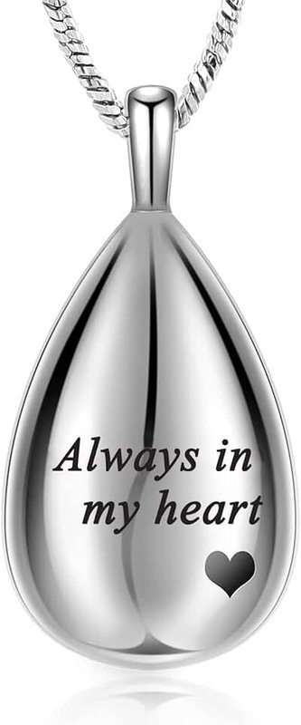 Yinplsmemory Dragonfly Urn Necklace for Ashes for Human/Pet Ashes Stainless Steel Hollow Memorial Locket Pendant Jar Keepsake Cremation Jewelry