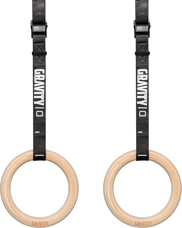 Gravity Fitness Wooden Gymnastic Rings