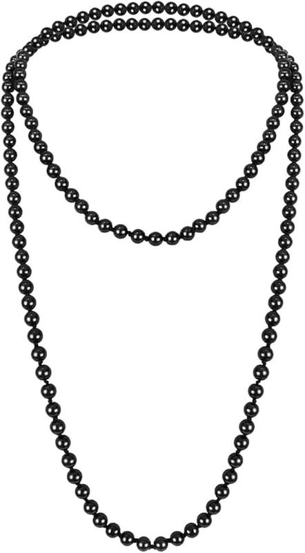 KOSMOS-LI Fashion Imitate Pearl Strand Collar Handwoven Necklace for Women Jewelry
