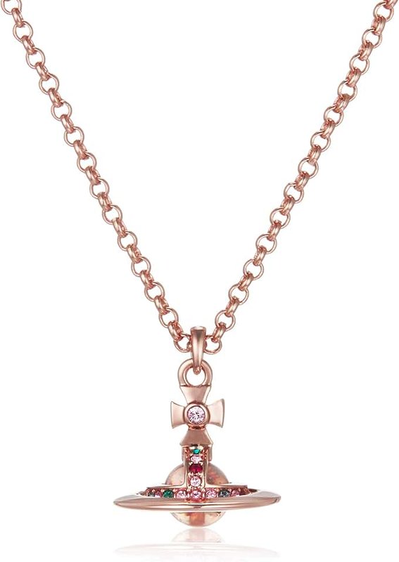 Vivienne Westwood 63020098/G002 Women's Brass Necklace with Exclusive Box and Paper Bag, Brass, No Gemstone