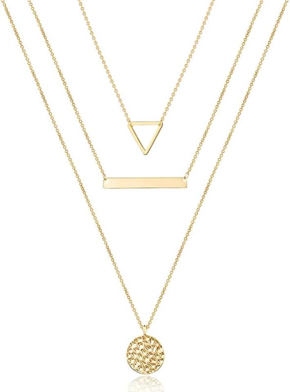 Turandoss Layered Lace Choker Necklace - Layered Lace Chain Gold Choker Necklace, Star Owl Pendant Choker Necklace for Women, Dainty Pendant Pearl Chokers Bohemia Cross Necklace for Girls