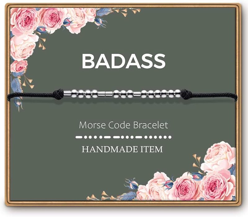 ASELFAD Morse Code Bracelets for Women,Friendships Inspirational gifts for Women Mom Wife Friends Female Best Friend Sister Grandma