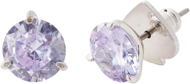 kate spade new york Brilliant Statements Trio Prong Studs Earrings – Gold Plated – Brass – Post Back Closure