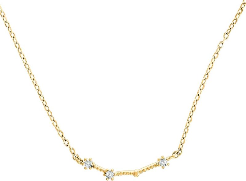 PAVOI 14K Gold Plated Astrology Constellation Horoscope Zodiac Necklace 16-18"