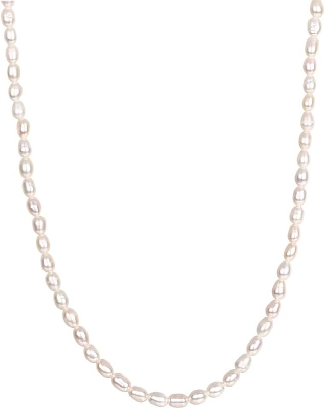 PAVOI 14K Gold Plated Freshwater Pearl Necklace for Women