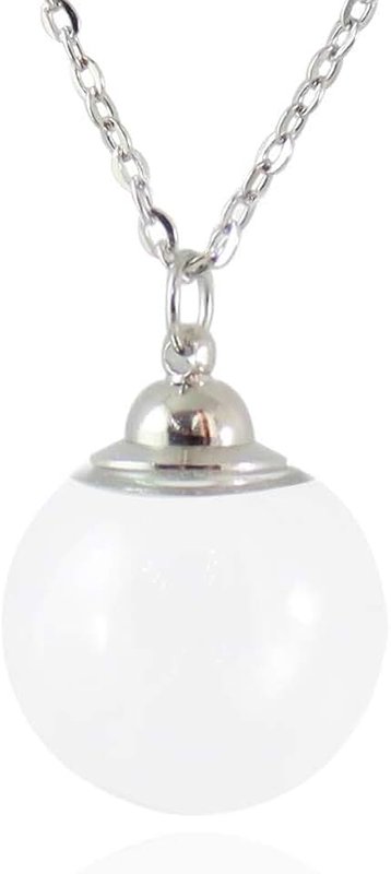 Bysxny 2PCS Fillable Glass Locket Hair Locket Ash Holder Small Ash Urn Cremation Jewelry Blood Vial Necklace