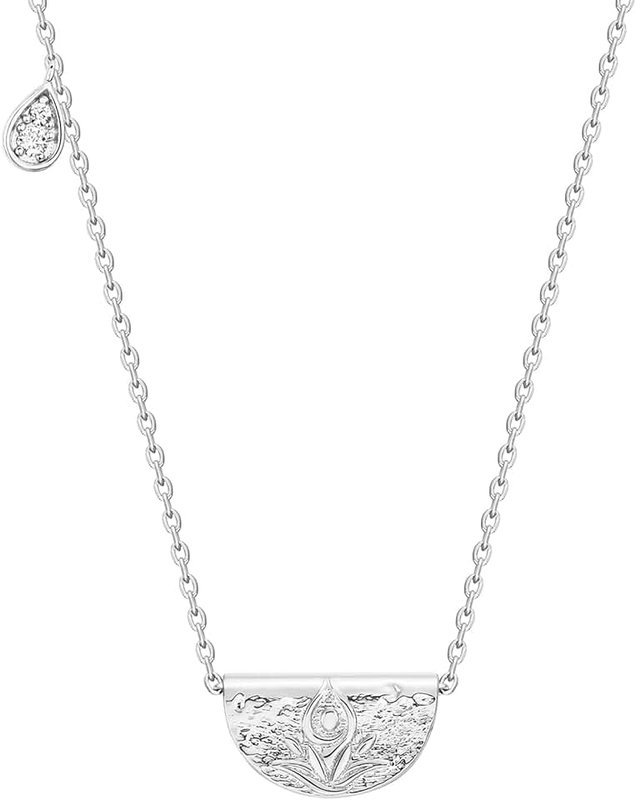 PAVOI 14K Gold Plated Engraved Coin Pendant | Byzantine Coin Necklace | Bohemian Necklace