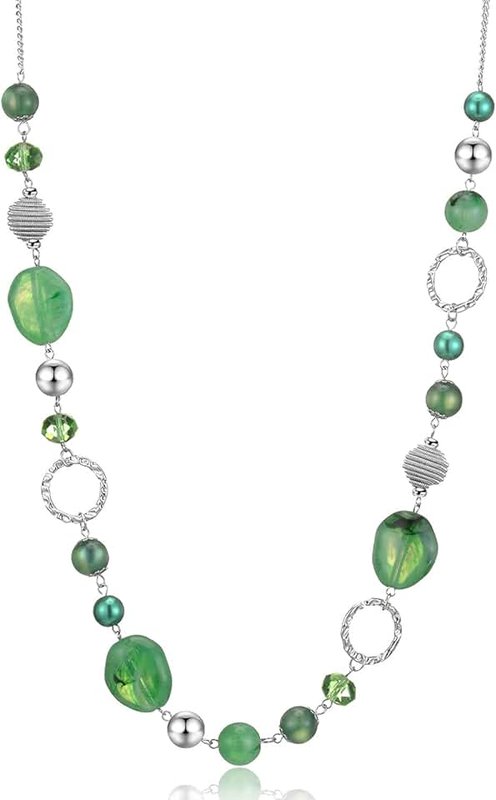 Pearl&Club Long Beaded Necklaces For Women - Sweater Chain Fashion Jewelry Necklace Gifts For Women