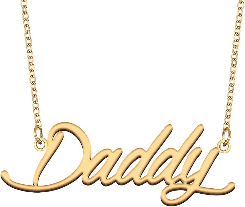 GR35Z9 Name Necklace Gift for Her His Friend Fans Birthday Wedding Christmas Jewelry