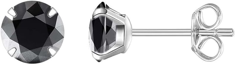 limerencia Hypoallergenic Titanium Earrings, Pure Titanium Implant Grade, Suitable for Sensitive Ears with Birthstone Crystals CZ Simulated Diamonds