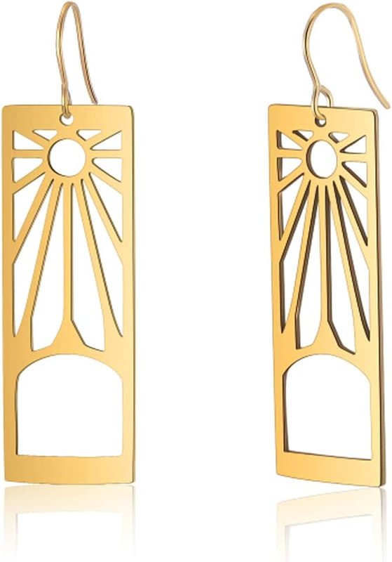 Hocegcuy Tanjirou Drop Dangle Earrings, Anime Kamado Tanjiro Drop Earrings Cosplay Accessories Jewelry for Women
