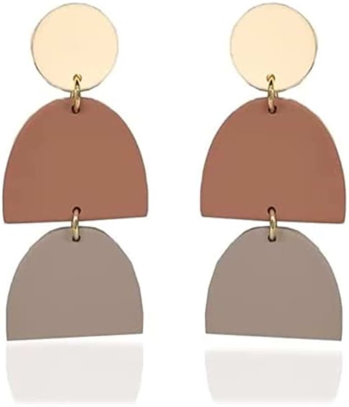 twinkle eye Handmade Polymer Clay Earring for Women Girls,Unique Tasteful Cute Geometric Boho Drop Dangle Earrings Lightweight Dainty Jewelry