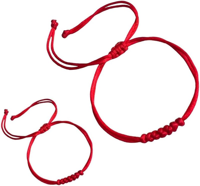 PHITECUS Red Bracelet protection for Newborn/Baby Girl/Baby boy/Girl and boy/Mommy and Me/family and Me. Amulet for Children. String for Good Luck and The Evil Eye.