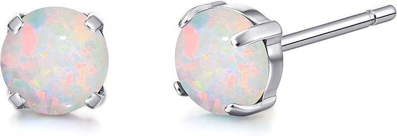 limerencia Hypoallergenic Titanium Earrings, Pure Titanium Implant Grade, Suitable for Sensitive Ears with Birthstone Crystals CZ Simulated Diamonds