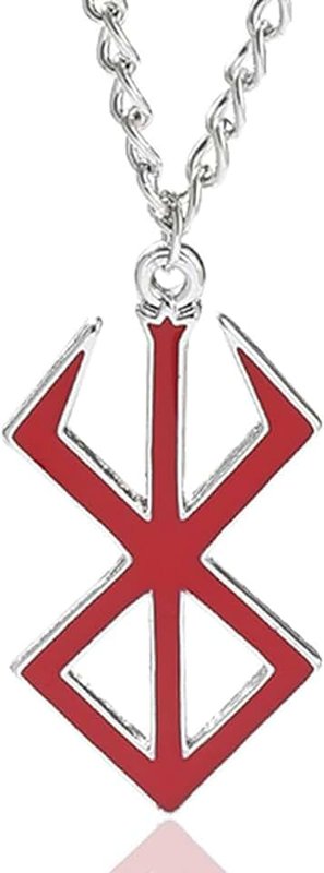 BQfife Necklace Key Chain Earring Brand Of The Sacrifice Logo Blood Red Pendant Necklaces
