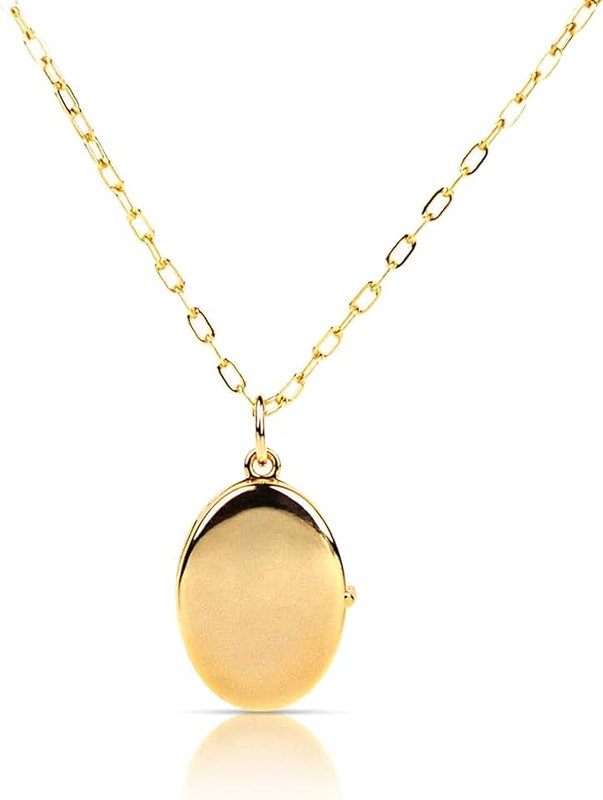 Modern Moments Modern Moments Women's Oval Locket Pendant Necklace