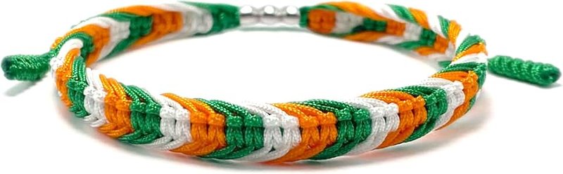 LAMIBEE Country Proud, Country Flag Color Tibetan Wrist Wrap Bracelet, Amulet and Boho Style Rope Bracelet and Bangles for Women, Men, String Thread Bracelets