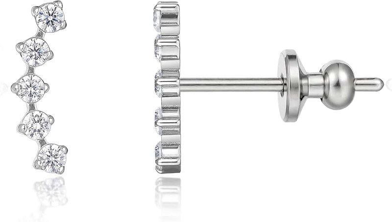 limerencia G23 Pure Titanium Hypoallergenic Earrings | F136 Implant Grade Titanium Jewelry for Sensitive Ears