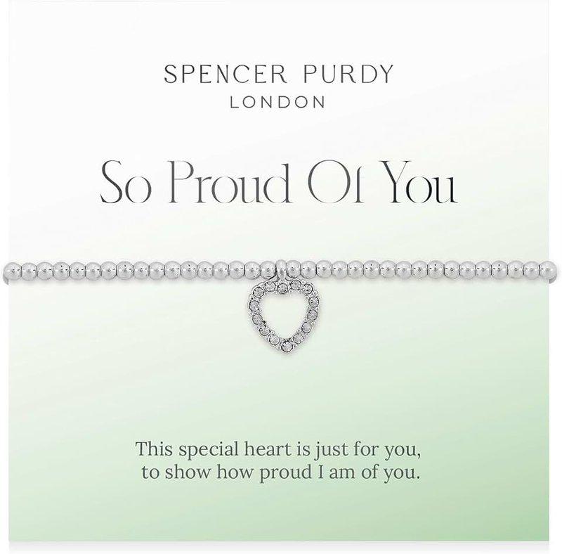 Spencer Purdy So Proud of You Bracelet, Silver