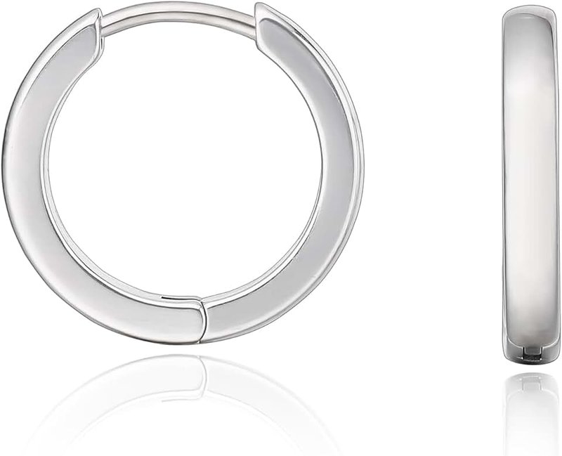 limerencia G23 Pure Titanium Hypoallergenic Huggie Hoop Earrings for Women Sensitive Ears
