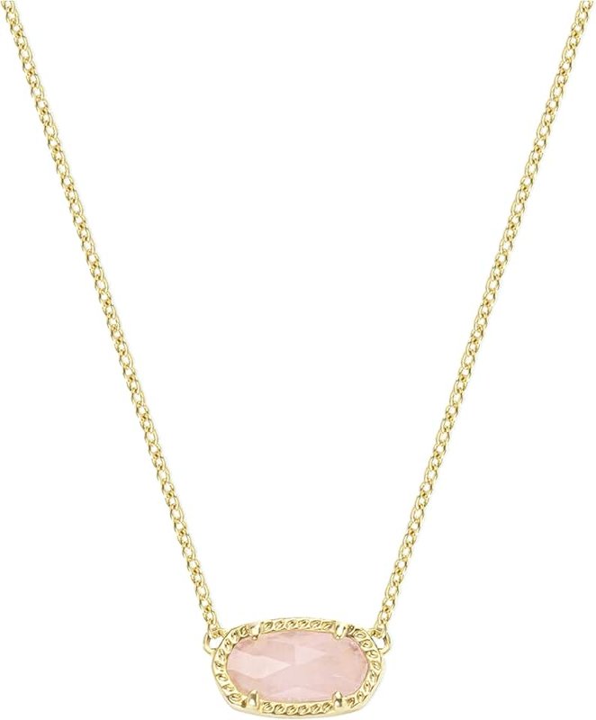 ZEKRIOPP Necklaces Gifts for Women 14k Gold Jewelry Initial Pendant Natural Crystal stone Necklace Mothers Day Valentines Anniversary Birthday Gifts for Women Mom Wife Girlfriend