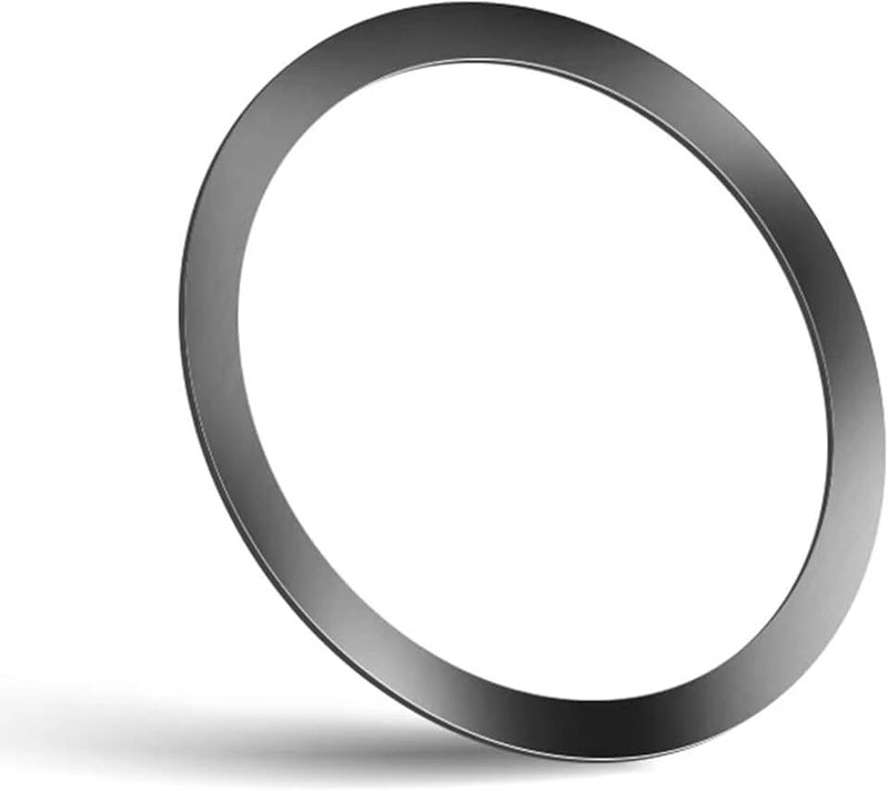 RUNGOS Magnetic Ring 360, Compatible with MagSafe Ring, Universal Magnetic Conversion Kit Compatible with MagSafe Sticker, for Case, iPhone 15/14/13/12/11 Plus Pro Max, Samsung Series, Black