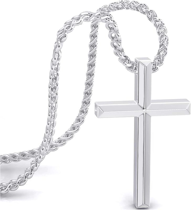 SERASAR Premium Necklace Men [Trust] | Stainless 316L Surgical Steel | Waterproof | Solid Chain | Secure Clasp | Three Colors | Jewelry Box Included