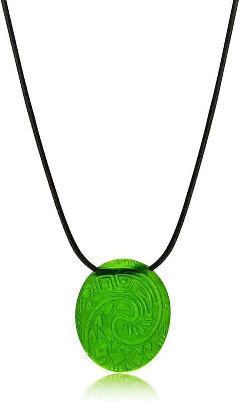 huiphong Green Stone Pendant Necklace Gifts for Cosplay Halloween Valentine Birthday Christmas Party
