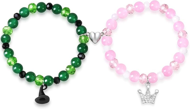 Witch Bracelet Set for Girls Kids Adults, Halloween Costume Accessories,Friendship Matching Bracelets