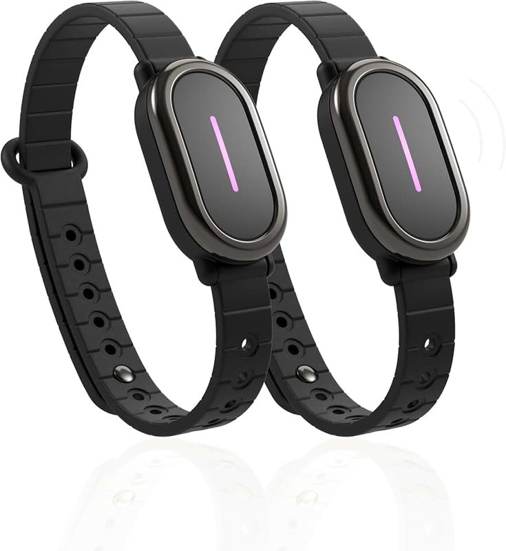 BOND TOUCH 4 Bracelet - Long-Distance Relationship Touch Bracelet for Couples, Friends and Families to Feel Connected (2 Units)