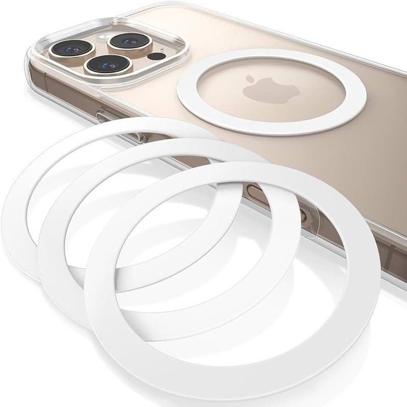 Lamicall for Mag Safe Sticker Ring - 4 Pack Powerful Magnetic Ring - Mag Safe Ring Compatible with Mag Safe Magnetic Wireless Charger Case for iPhone 16 15 14 Pro Max Galaxy Android Accessories