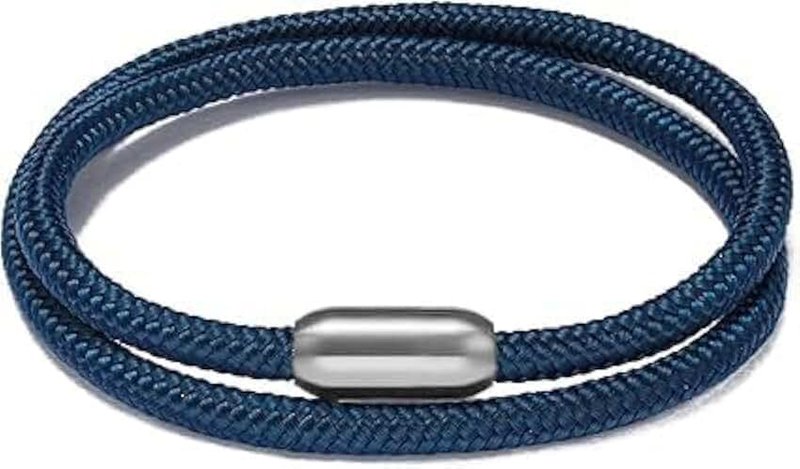 Generic Handmade Nautical Rope Bracelet for Men Sunproof Colorfast Surfer Braided Paracord Bracelet Unique Choice for Men, Women, Teens & Couples