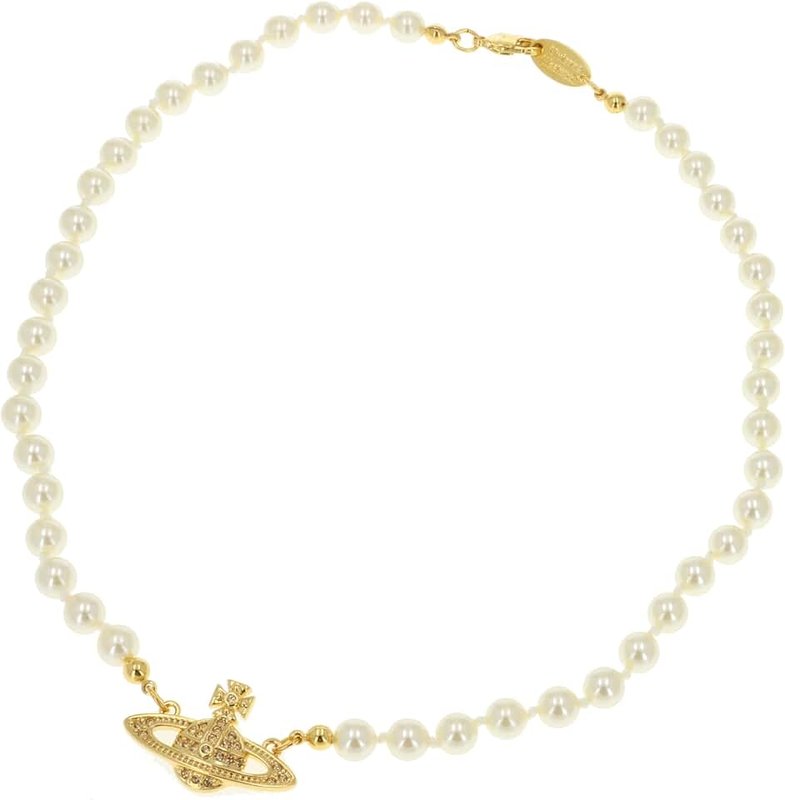 Vivienne Westwood 63030006/02R122 Women's Necklace MINI BAS RELIEF Brass