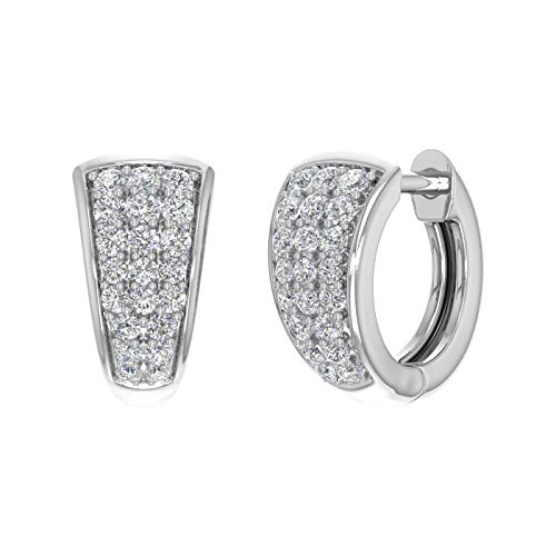 Fana Diamond Earrings 001-150-00381 14KW - Diamond Earrings | P.J. Rossi  Jewelers | Lauderdale-By-The-Sea, FL