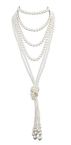 women chanel pearl necklace vintage