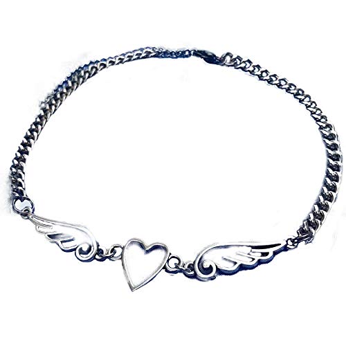 Reworked Silver Pendant Necklace, Silver Chain Choker, Prada Pin Neckl –  Juniper