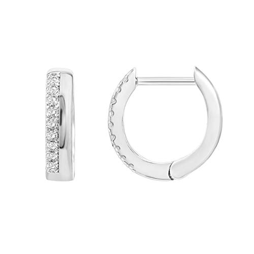 PAVOI 925 Sterling Silver 14K Gold Plated Round Huggie Ear Cuff Gold  Earrings for Women | Clip On Cartilage