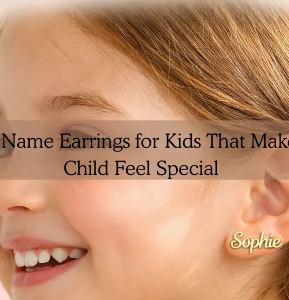 Custom Name Earrings for Kids That Make Every Child Feel Special