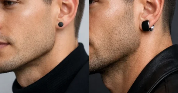 Magnetic Earrings vs Clip-On Earrings: Which Is Better for Men?